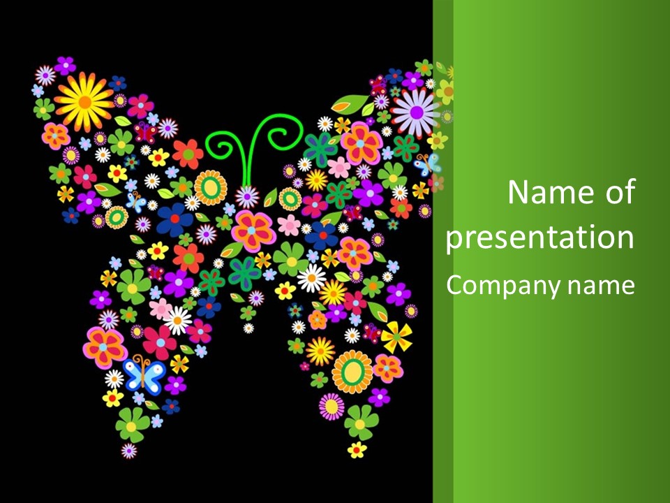 Celebration Flourish Summer PowerPoint Template