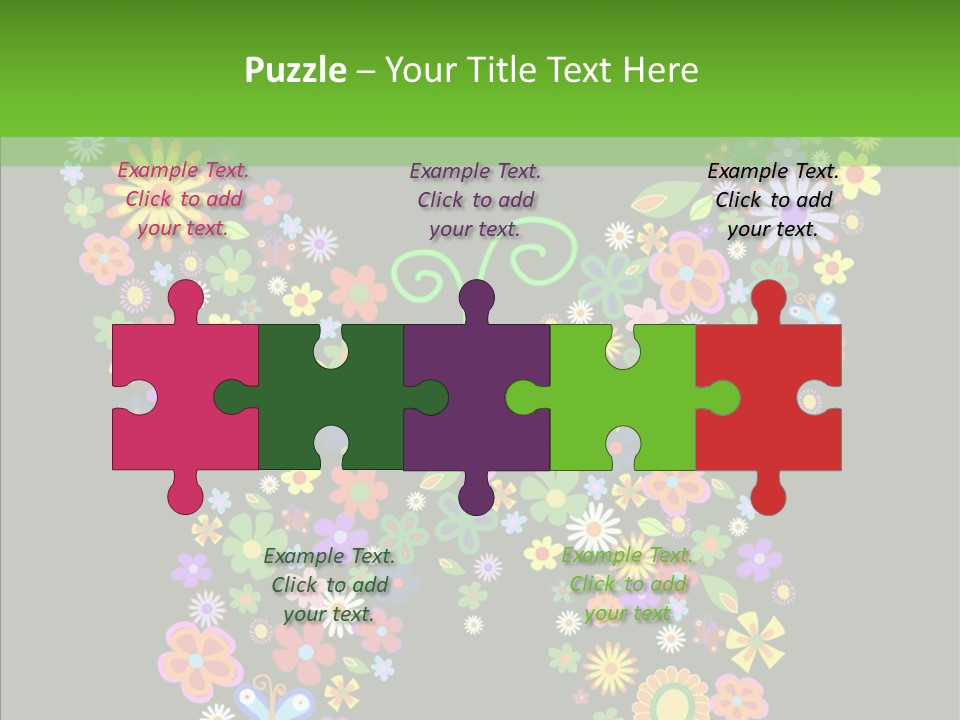 Celebration Flourish Summer PowerPoint Template