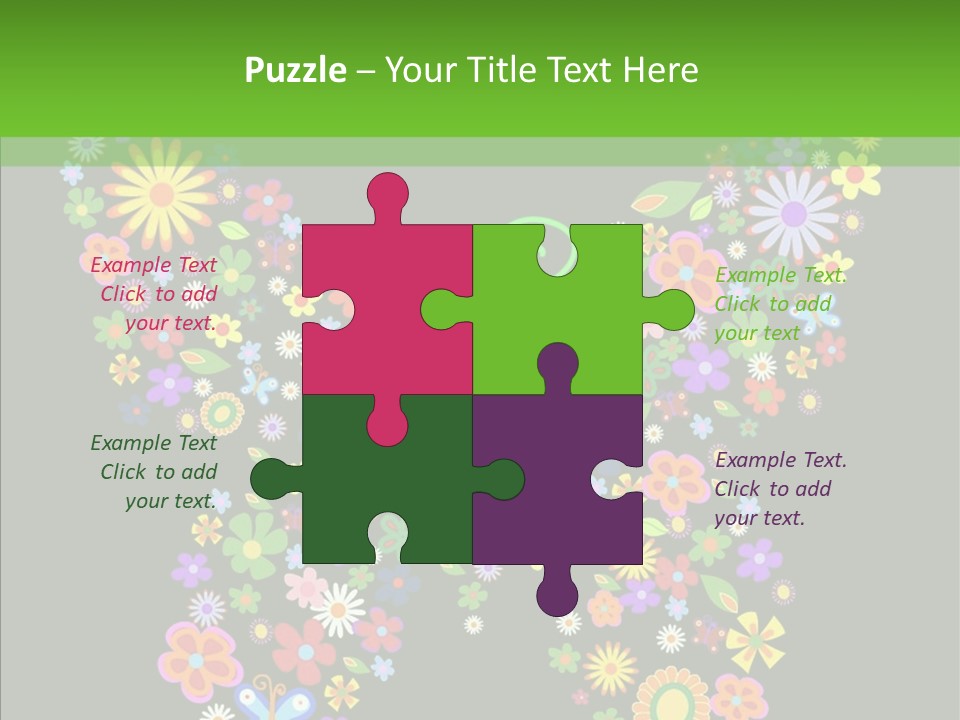 Celebration Flourish Summer PowerPoint Template