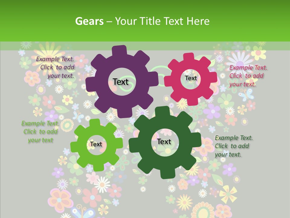 Celebration Flourish Summer PowerPoint Template