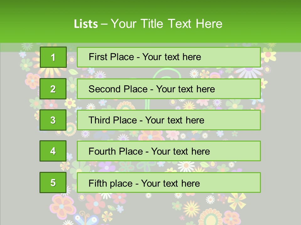 Celebration Flourish Summer PowerPoint Template
