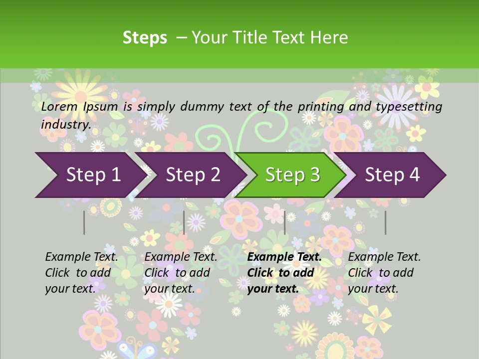 Celebration Flourish Summer PowerPoint Template
