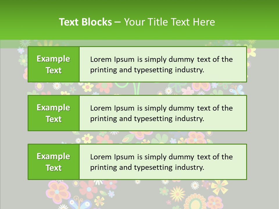 Celebration Flourish Summer PowerPoint Template