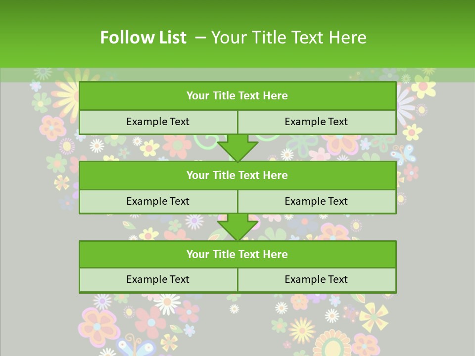 Celebration Flourish Summer PowerPoint Template