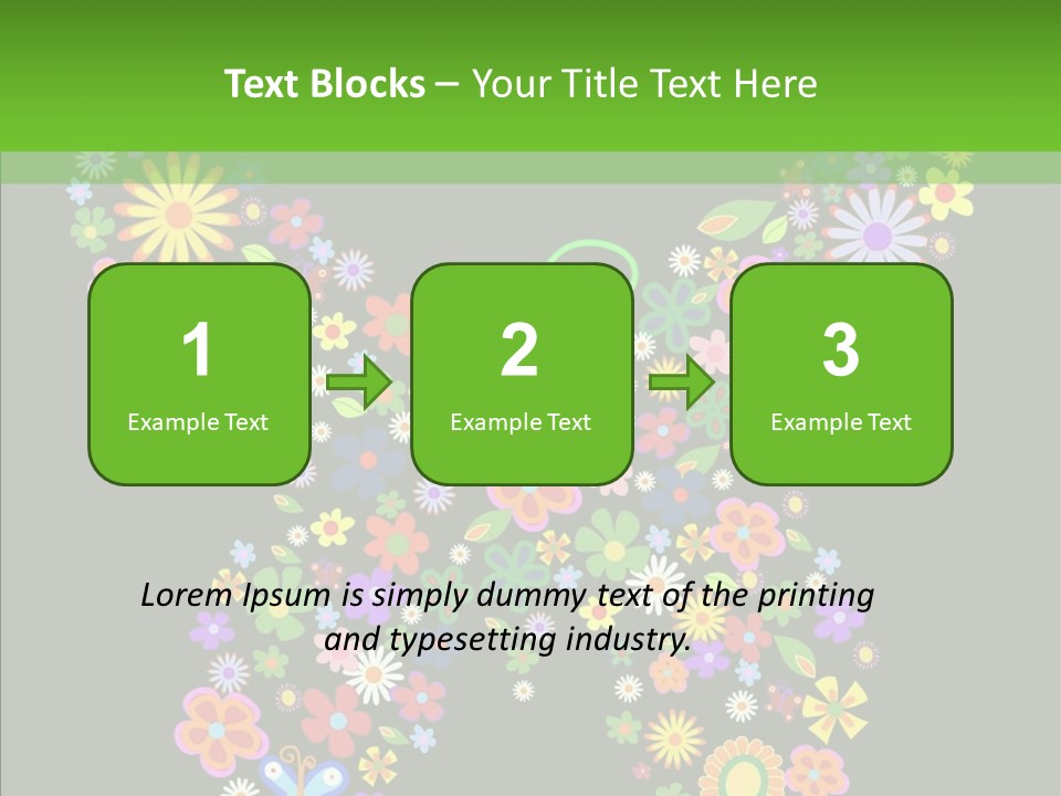 Celebration Flourish Summer PowerPoint Template