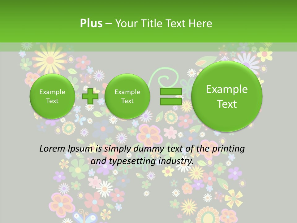 Celebration Flourish Summer PowerPoint Template