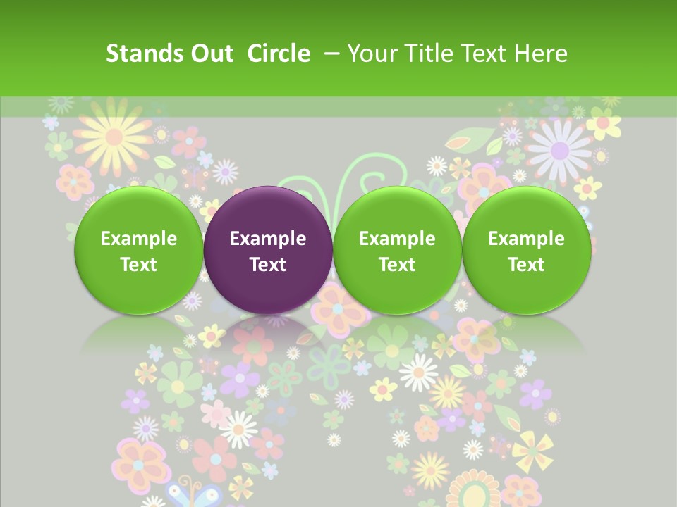 Celebration Flourish Summer PowerPoint Template