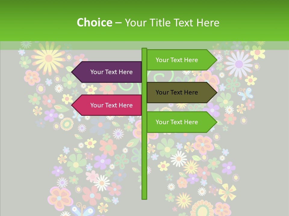 Celebration Flourish Summer PowerPoint Template