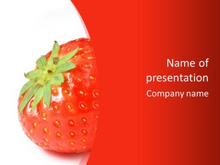 Tasty Leaves Drop PowerPoint Template