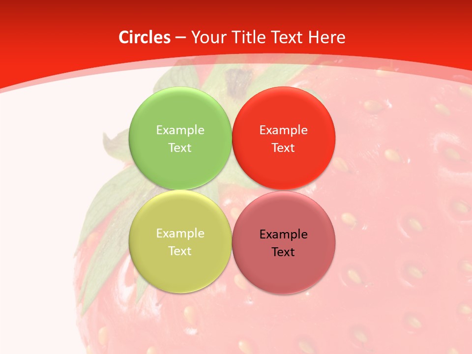 Tasty Leaves Drop PowerPoint Template