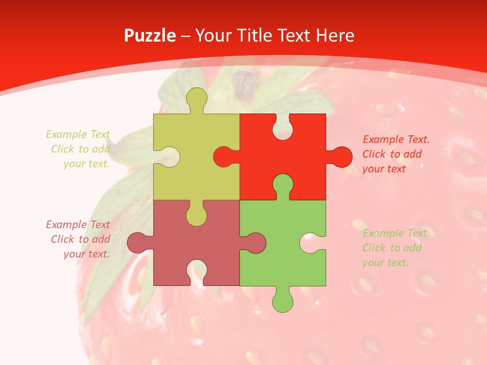 Tasty Leaves Drop PowerPoint Template