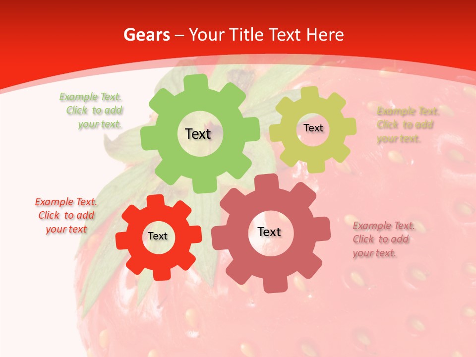 Tasty Leaves Drop PowerPoint Template