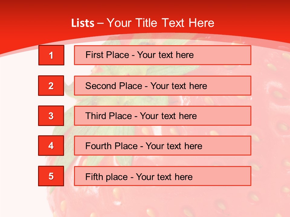 Tasty Leaves Drop PowerPoint Template