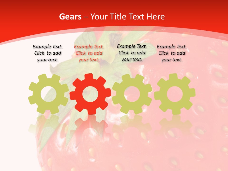 Tasty Leaves Drop PowerPoint Template