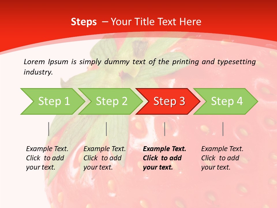 Tasty Leaves Drop PowerPoint Template