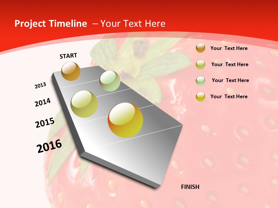 Tasty Leaves Drop PowerPoint Template