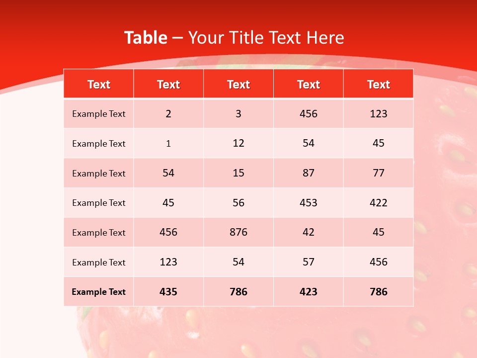 Tasty Leaves Drop PowerPoint Template