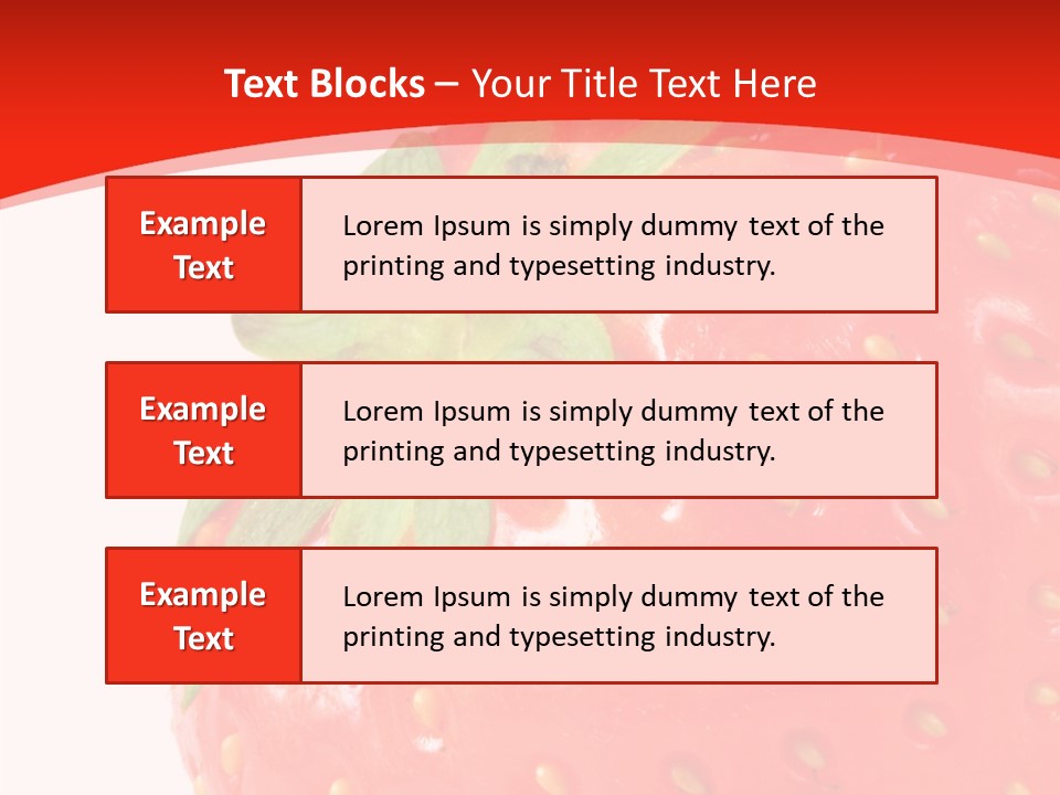 Tasty Leaves Drop PowerPoint Template