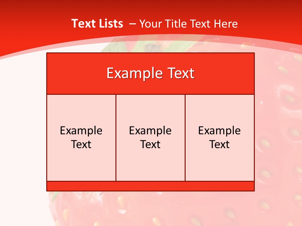 Tasty Leaves Drop PowerPoint Template