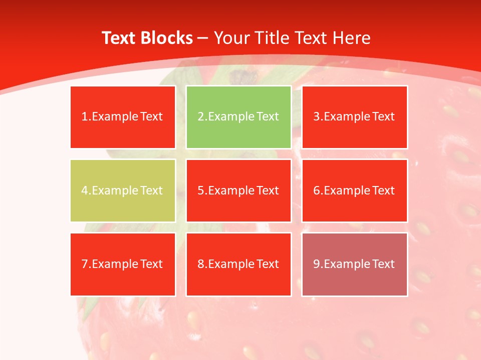 Tasty Leaves Drop PowerPoint Template