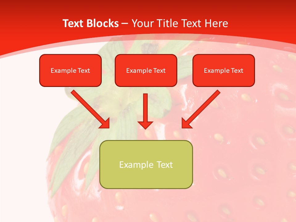 Tasty Leaves Drop PowerPoint Template