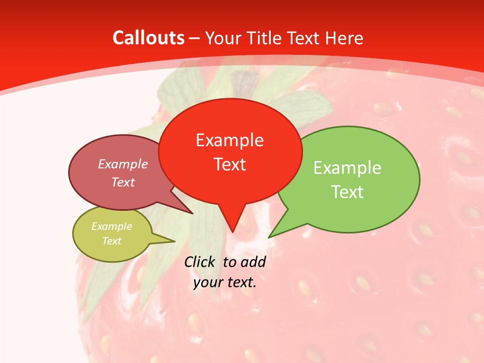 Tasty Leaves Drop PowerPoint Template