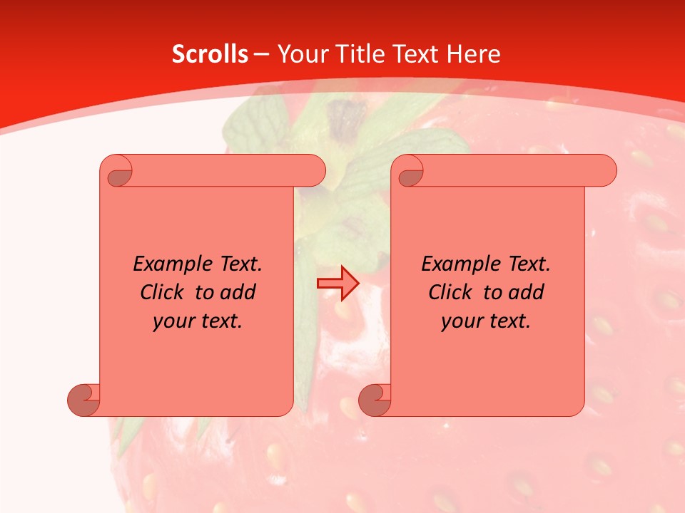 Tasty Leaves Drop PowerPoint Template