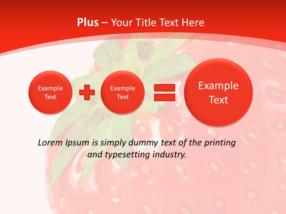 Tasty Leaves Drop PowerPoint Template