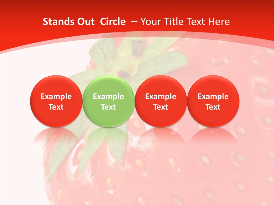 Tasty Leaves Drop PowerPoint Template