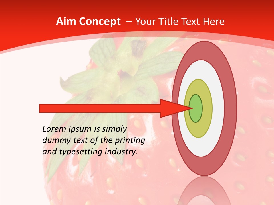 Tasty Leaves Drop PowerPoint Template