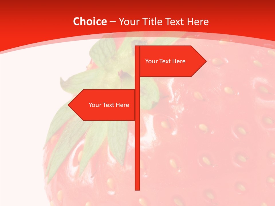 Tasty Leaves Drop PowerPoint Template