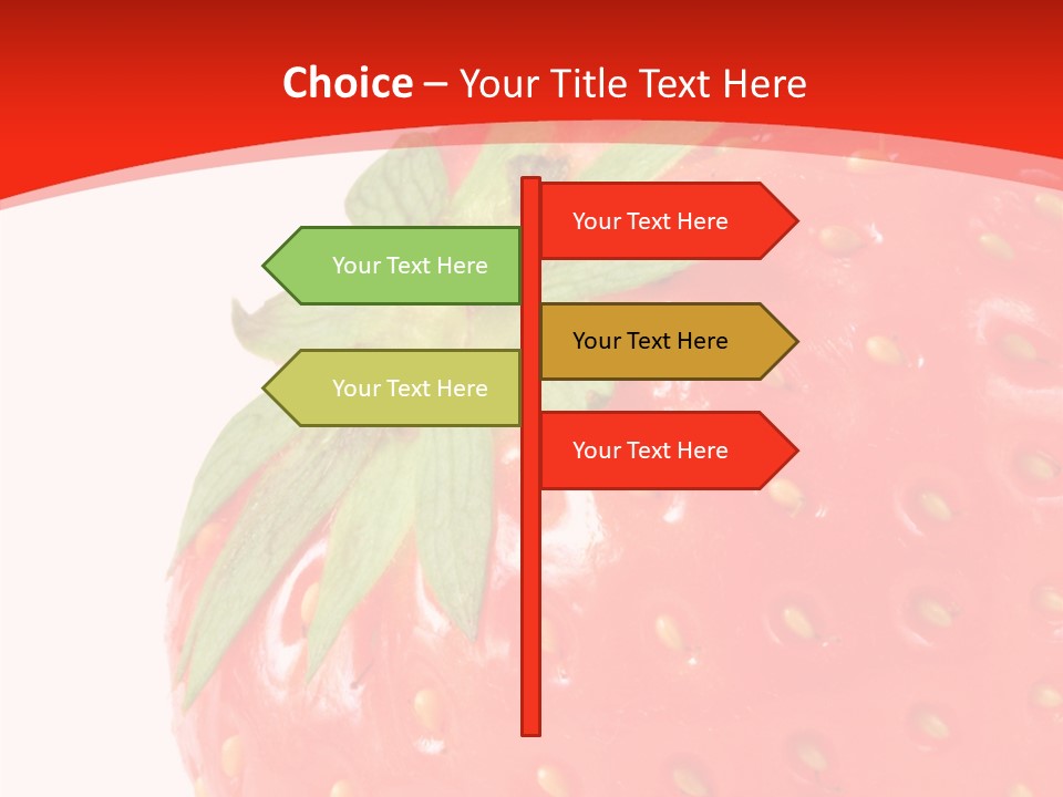 Tasty Leaves Drop PowerPoint Template