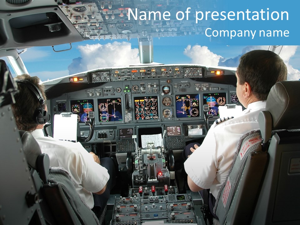 Mcdu Deck Aviation PowerPoint Template