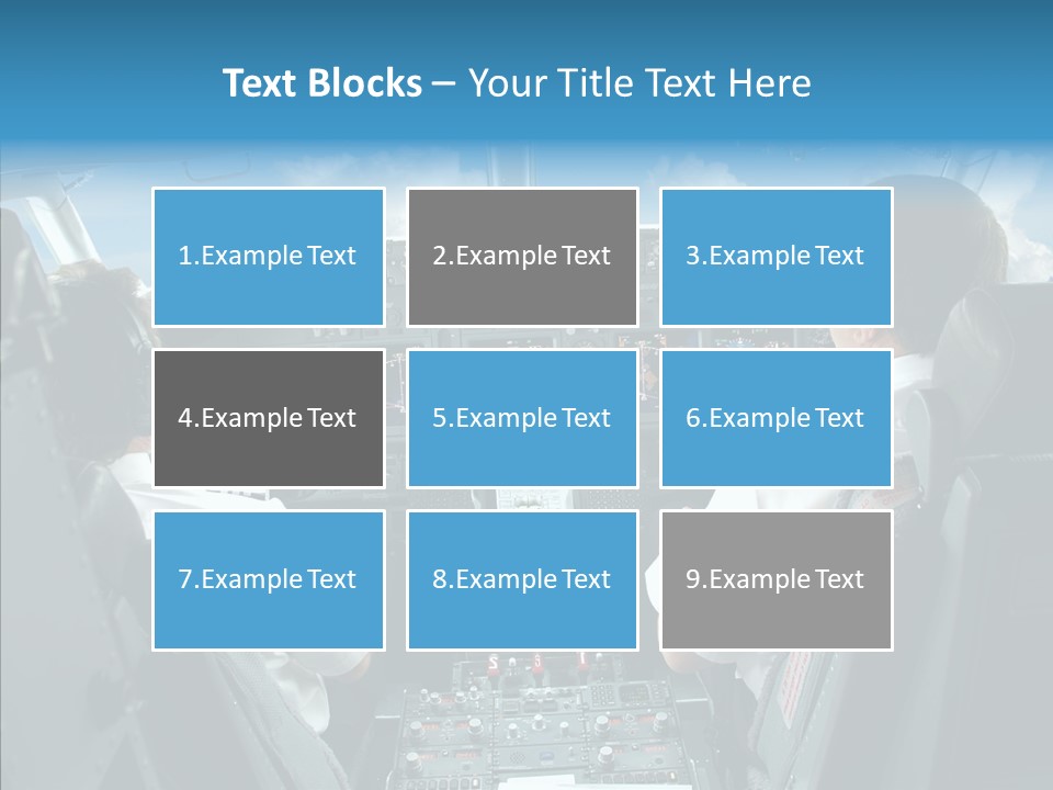 Mcdu Deck Aviation PowerPoint Template
