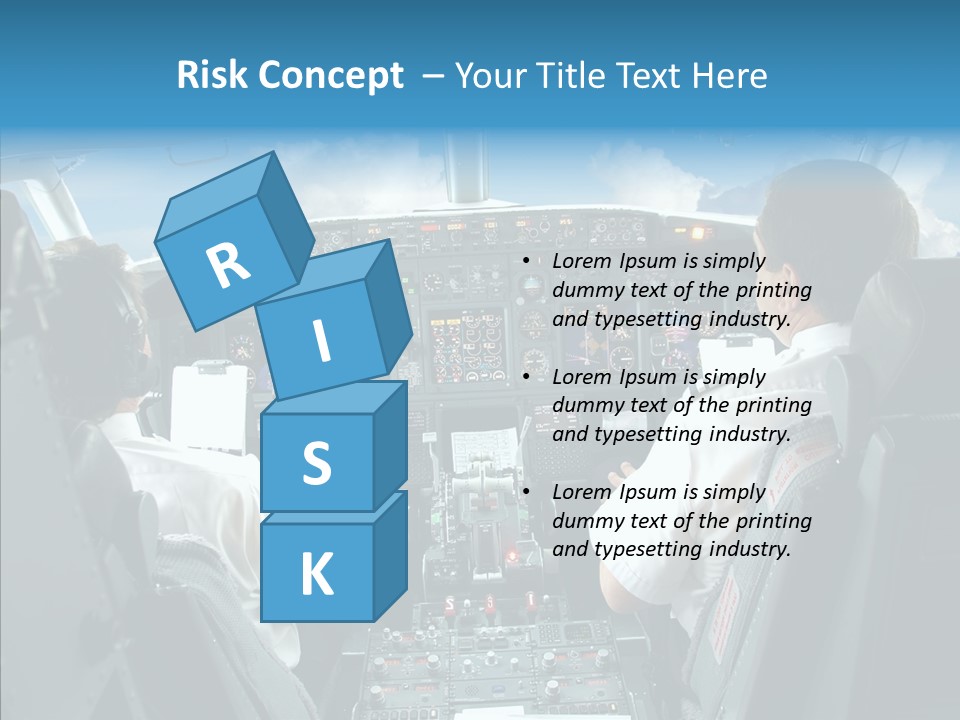 Mcdu Deck Aviation PowerPoint Template