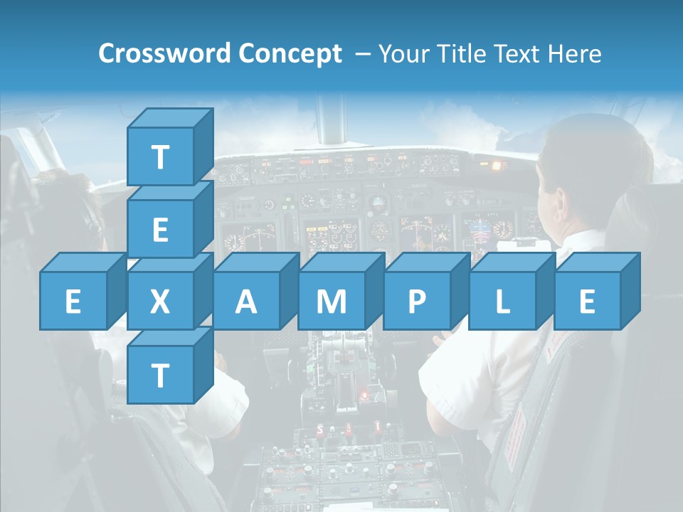 Mcdu Deck Aviation PowerPoint Template