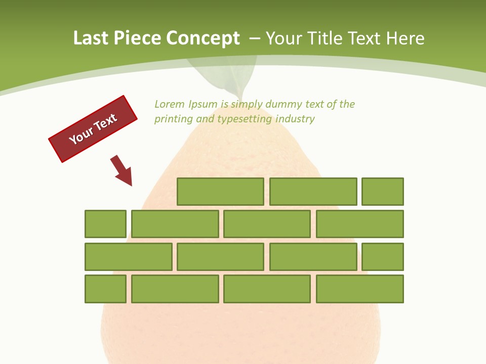 Isolated Juice Healthy PowerPoint Template