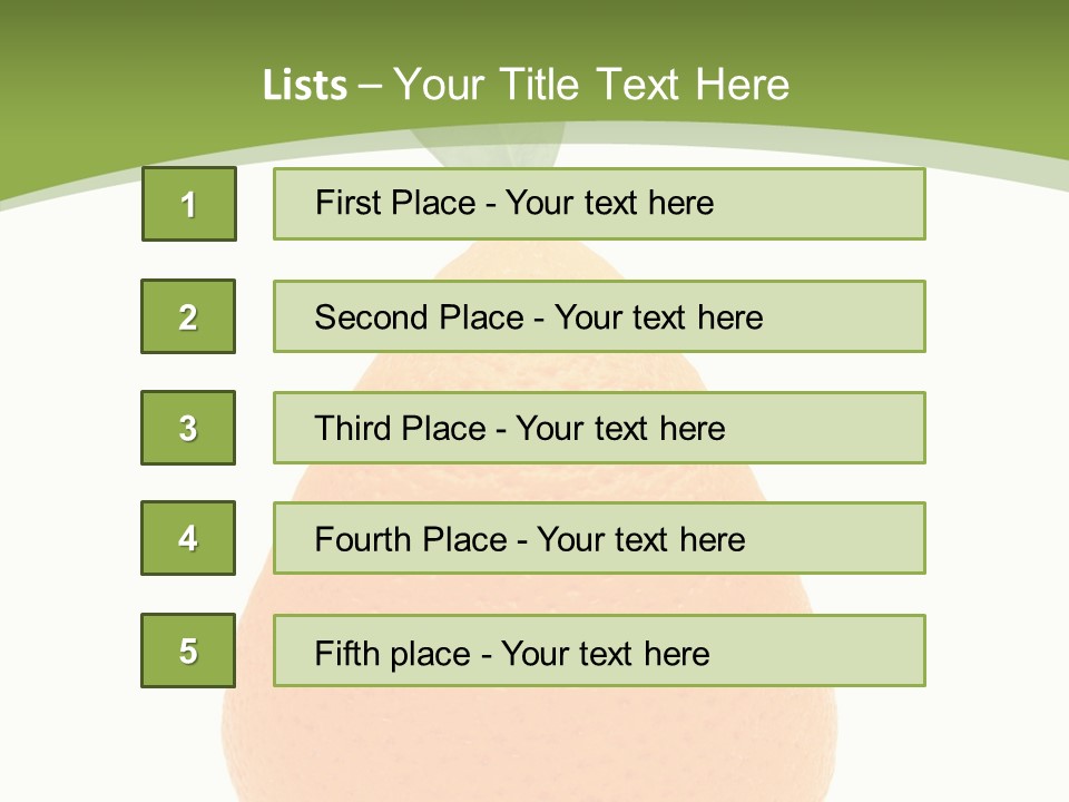 Isolated Juice Healthy PowerPoint Template