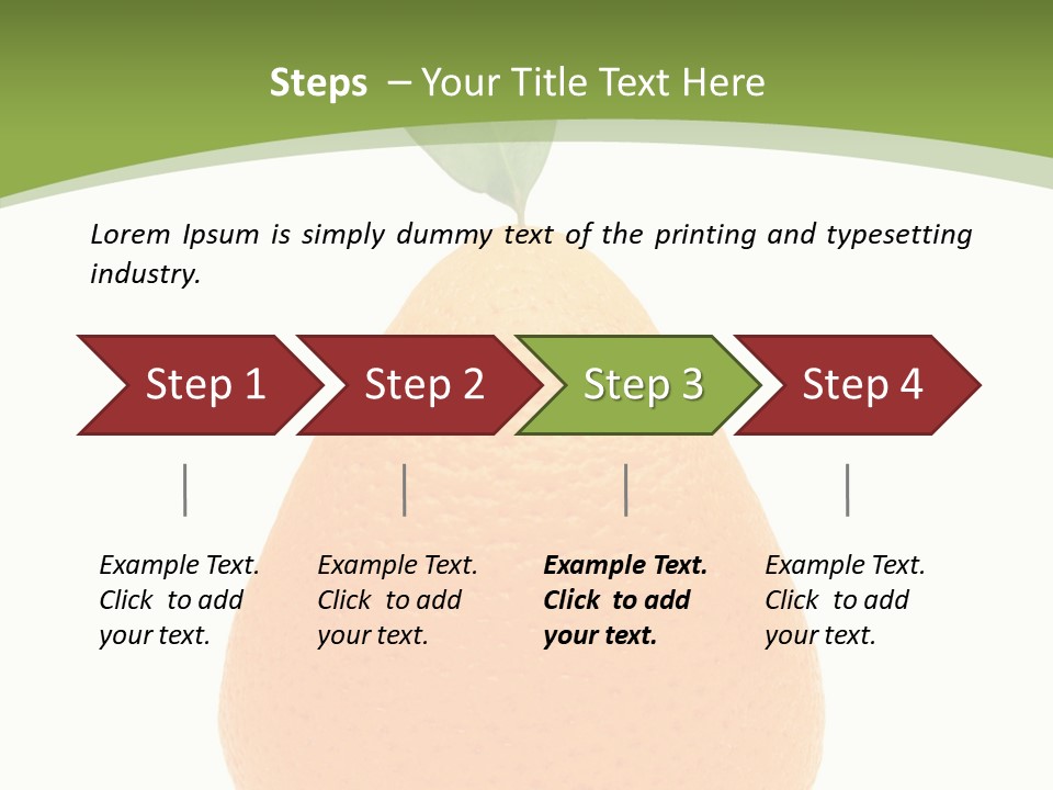 Isolated Juice Healthy PowerPoint Template