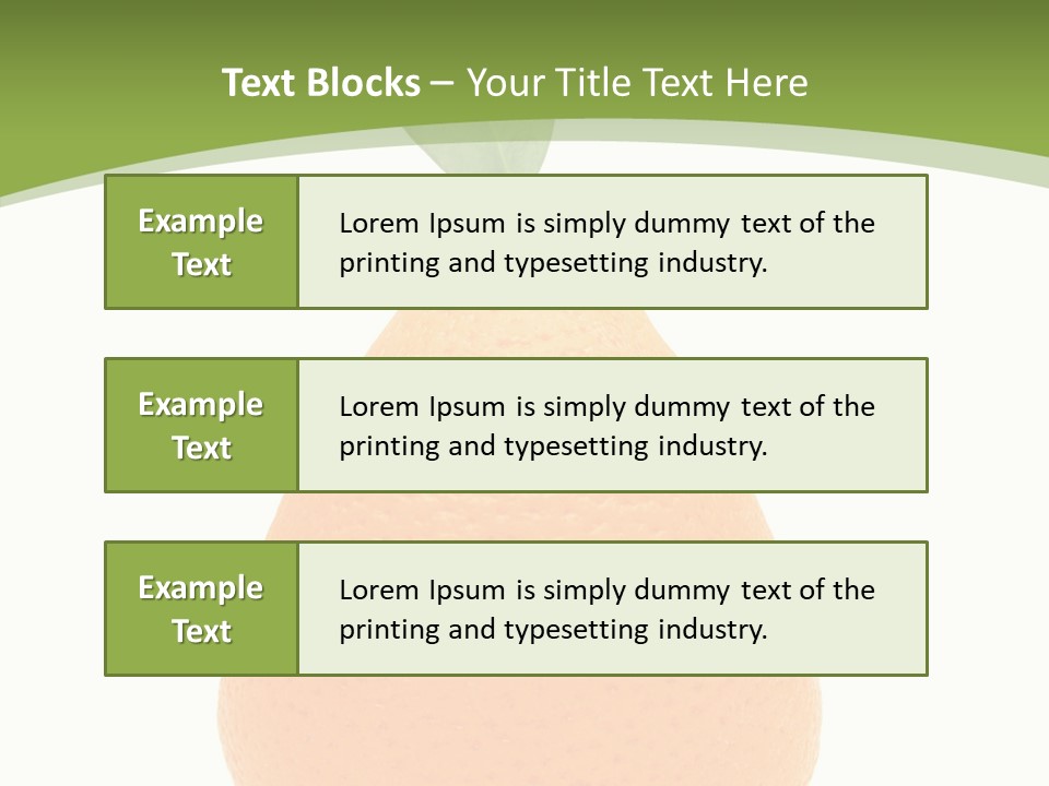 Isolated Juice Healthy PowerPoint Template