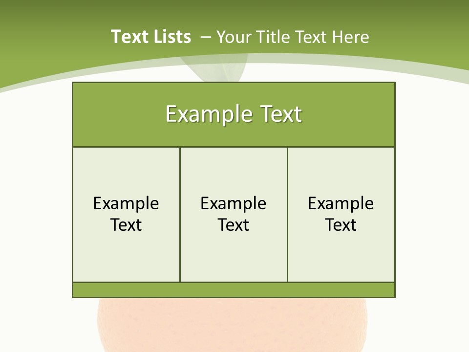 Isolated Juice Healthy PowerPoint Template
