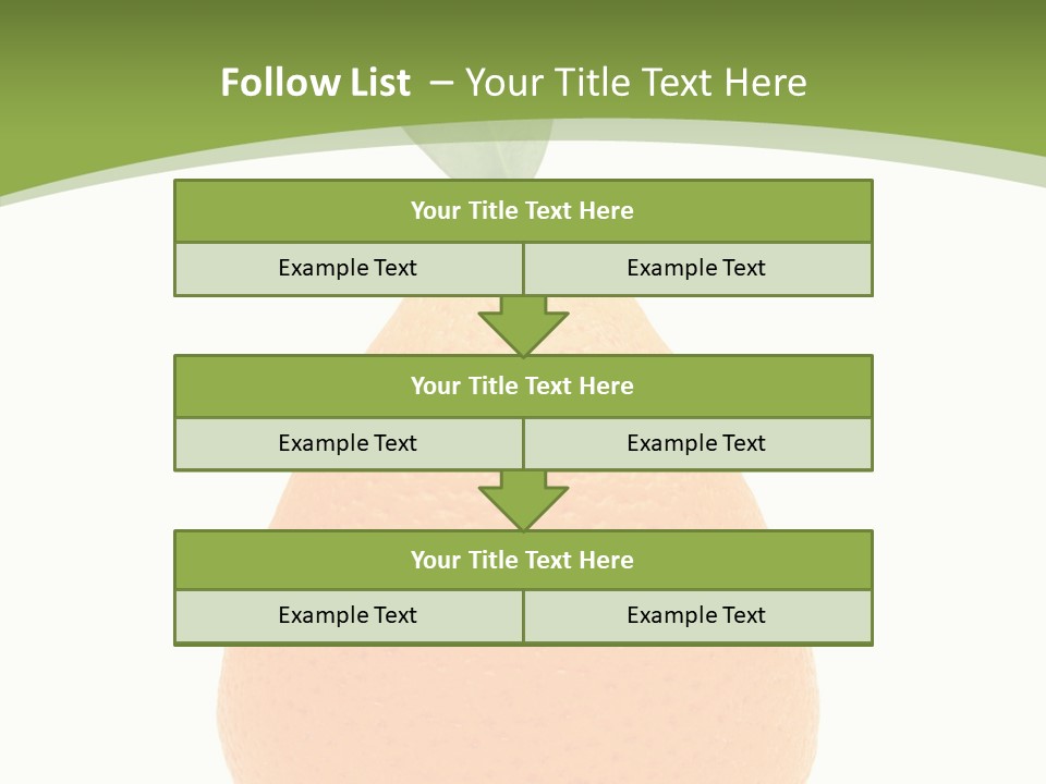 Isolated Juice Healthy PowerPoint Template