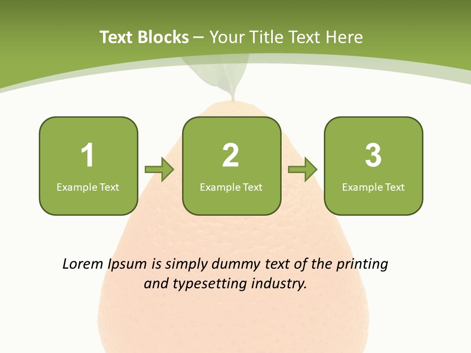 Isolated Juice Healthy PowerPoint Template