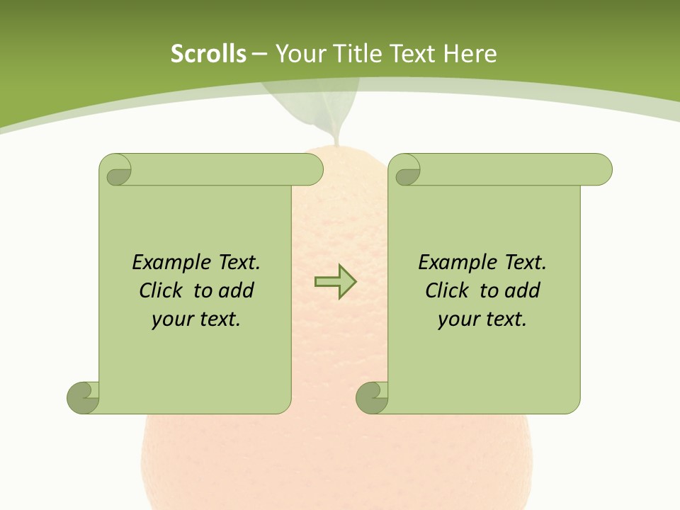 Isolated Juice Healthy PowerPoint Template