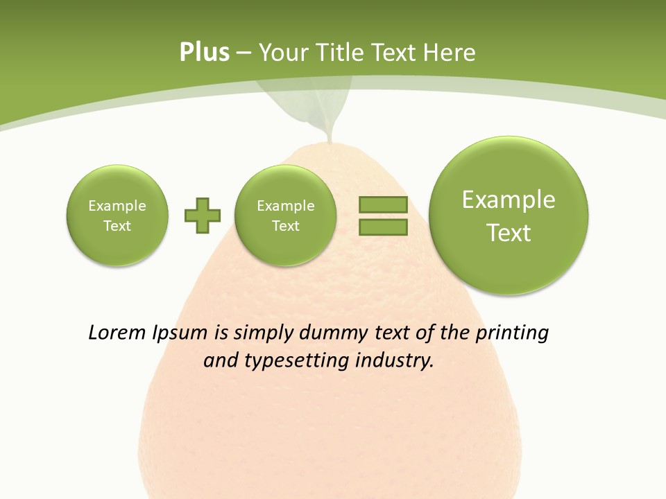 Isolated Juice Healthy PowerPoint Template