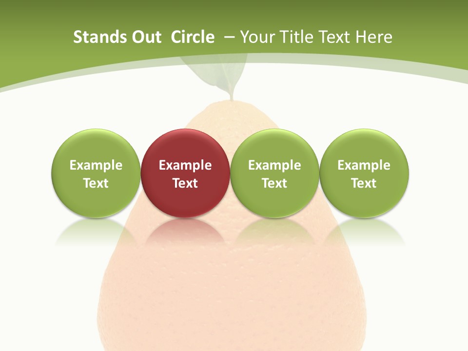 Isolated Juice Healthy PowerPoint Template