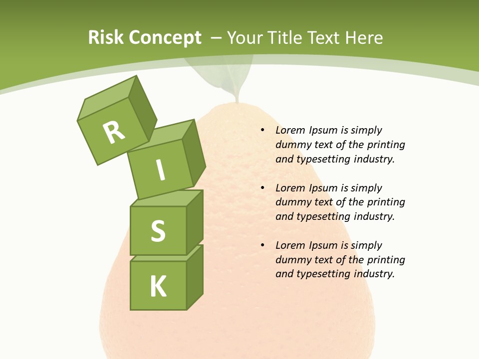 Isolated Juice Healthy PowerPoint Template