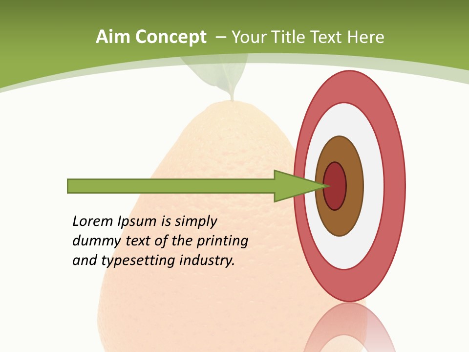 Isolated Juice Healthy PowerPoint Template