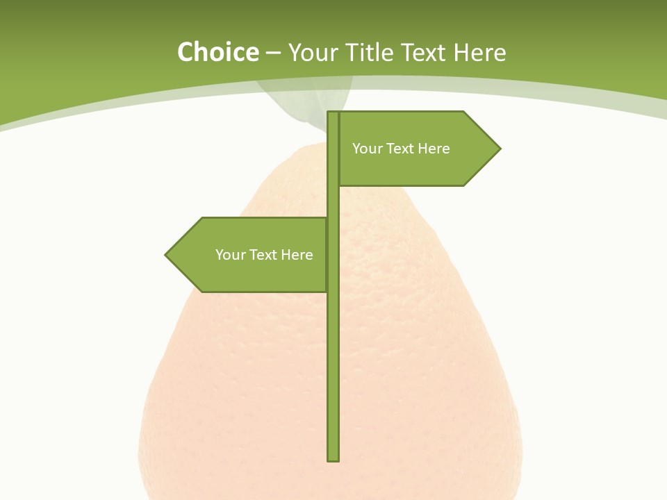 Isolated Juice Healthy PowerPoint Template