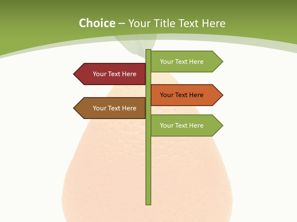 Isolated Juice Healthy PowerPoint Template